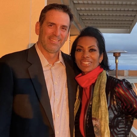 A photo of Tony Berlin and his wife Harris Faulkner, who have been married for over twenty years